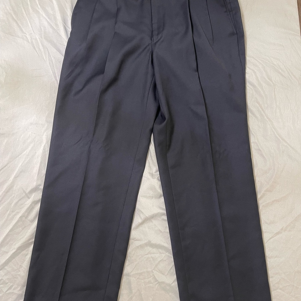 Men’s Stafford Navy Trousers 29” Inseam